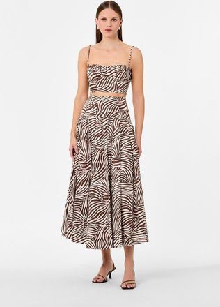 Nicholas Yulia Top in Striata Print at Nordstrom, Size 10
