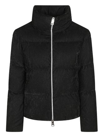 Herno Corduroy Jacket With Two-Way Zip Closure And Sparkling Accents