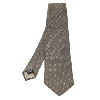 Armani Pre-owned Accessories, male, Gray, Size: ONE SIZE Pre-owned Silk home-office
