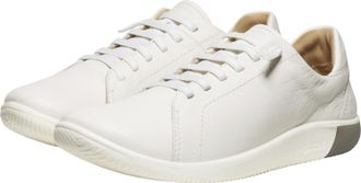 Keen Barfussschuh KEEN KNX LACE, Damen, Gr. 37,5, weiss (star wei&szlig;, star wei&szlig;), Leder, Schuhe Barfussschuh