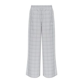 adidas Wide-leg Broeken - Dames - Wijde Broeken - Grijs - S - Polyester - Broeken