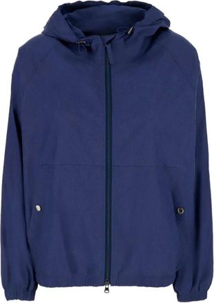 Dunst Windbreaker Blouson Jacket - Dames - Zomerjassen - Blauw - S - Jassen