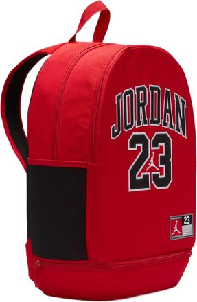 Nike Jordan Jersey Backpack FQ0951-611 19.5 H x 12.25 L x 7 D Gym Red