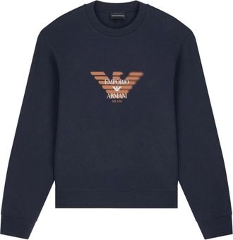 Emporio Armani Felpa girocollo - - Sweatshirts & Hoodies - Uomo - Blu - XL