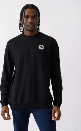 Fjällräven Mens Fjallraven 1960 Logo Badge Mens Sweatshirt - Black 550 - Size: 40