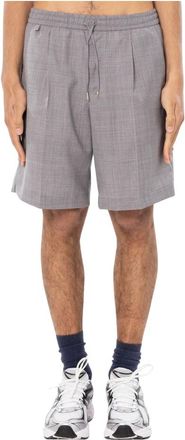 BRIGLIA 1949 Pantaloncini Comfort Molokaip in Lana Pregiata - - Shorts - Uomo - Grigio - S