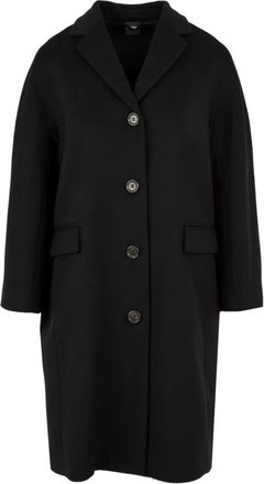 Aspesi Single-Breasted Coat - Dames - Mantel - Zwart - L - Jassen