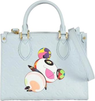 Louis Vuitton Tweedehands Canvas Louis Vuitton tassen - Dames - Vintage Handtas - Blauw - ONE Size - Vintage