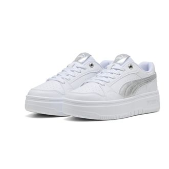 Puma Sneakers Rebound Femme Metallizzato dal taglio basso da donna, Accessori, Bianco, 35.5