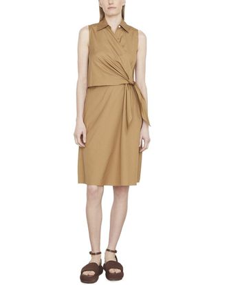 Vince Wrap Shirt Dress