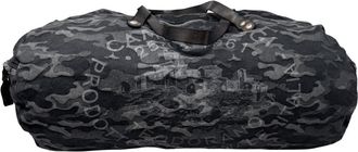 Campomaggi Weekendtas Camouflage - Heren - Weekendtassen - Blauw - ONE Size - Katoen - Tassen