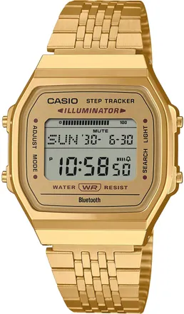 Casio Collection Vintage Unisexs Gold Watch ABL-100WEG-9AEF Stainless Steel - One Size