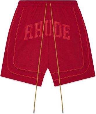 Rhude BAGGY MESH SHORTS Size: XL, colour: RED