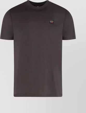 Paul & Shark crew-neck ribbed t-shirt short sleeves