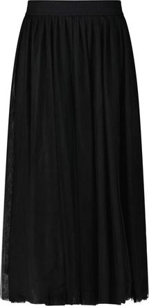 Fabiana Filippi Tulle Midi Rok - Dames - Midirokken - Zwart - S - Polyester - Rokken