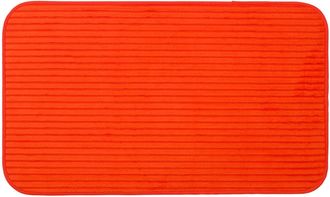 Gözze Badematte »Berlin« Höhe 7 mm rutschhemmend beschichtet fussbodenheizungsgeeignet Badteppich, Uni Farben, Cord Optik, waschbar