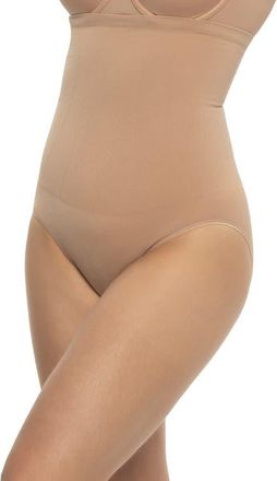 Felina Sculpting High Waist Shaper Briefs in Suede at Nordstrom, Size X-Large