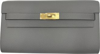 Herm&egrave;s Epsom Leather Chain/Shoulder Wallet (Pre-Owned)