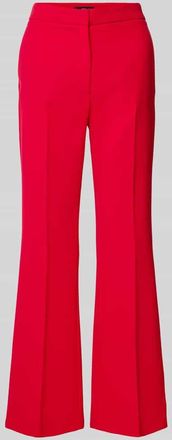 Mango Flared Stoffhose mit Gesäßtaschen Modell IGUANA in Rot, Größe 40