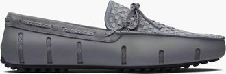 Swims Mens Woven Driver Loafer In Grey