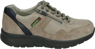 Mephisto Amory Velsport Sano - Heren - Sneakers - Grijs - 39 EU - Leer - Schoenen