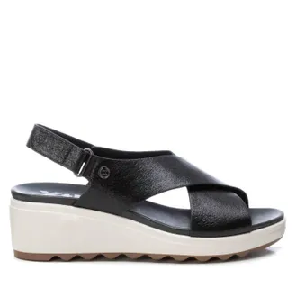 Xti Womens Wedge Sandals In Black