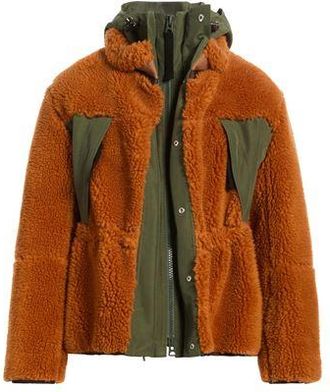 sacai ROPA DE ABRIGO - Borreguito y pelo ecol&oacute;gico en YOOX.COM