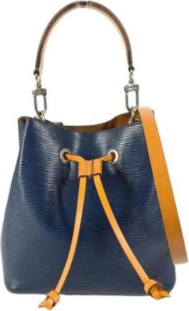 Louis Vuitton Pre-owned Bucket Bags, female, Blue, Size: ONE SIZE Pre-owned Epi Bucket Bag