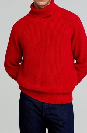 Scalpers Bowie Roll Neck Tricot in Red at Nordstrom, Size X-Large Eu