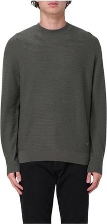 Emporio Armani Knit Crew Neck Sweater - Heren - Ronde hals truien - Groen - 3XL - Truien & Vesten