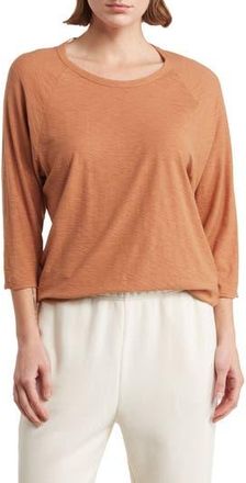 James Perse Raglan Sleeve Top in Nutmeg at Nordstrom Rack, Size 1 (Fits Like 0-2 Us)
