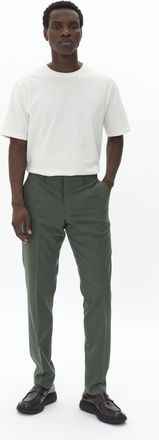 Matinique Pants Suiting Regular fit Thyme green