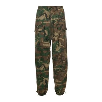 Givenchy Wide Trousers, male, Multicolor, Size: M Camouflage Cargo Trousers
