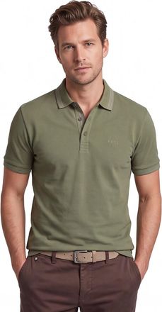 HUGO BOSS Polo Boss Green Paddy regular fit logo groen