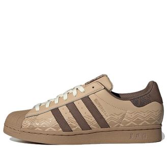 adidas Originals Superstar Shoes Magic Beige / Cargo Brown IF0505