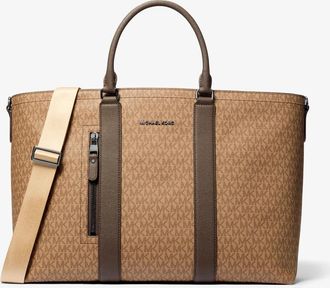 Michael Kors Hudson Signature Logo Tote Bag