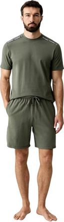 Karl Lagerfeld Nachtkleding, Heren, Groen, S, Katoen, Pyjamaset