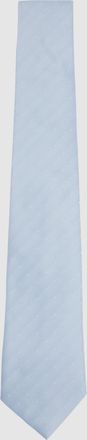 Reiss Light Blue Polka Dot Silk Tie