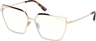 Tom Ford Optisch Montuur - Dames - Brillen - Geel - 57 MM - Accessoires
