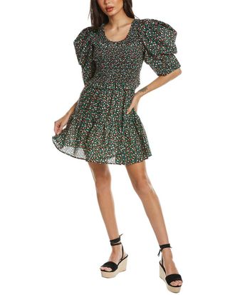 Sea NY Lilly Print Smocked Dress