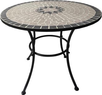 Aurora Lif - Mesa Con Decoraci&oacute;n Mosaico aurora &Oslash; Cm 80 X H.70
