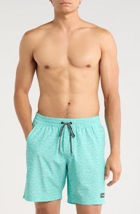 Hurley Static Volley Swim Shorts in Blizzard at Nordstrom Rack, Size X-Large