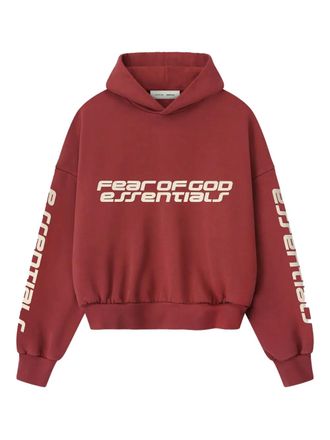 Fear of God Hoodie met logo - Rood