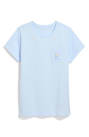 Vineyard Vines Flag Bouquet Cotton Graphic T-Shirt in Rocks Blue at Nordstrom, Size Xx-Small