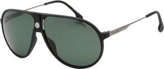 Carrera Mens Carrera UC Matte Black Frame Green Polarized Lens Sunglasses - Size: ONE size