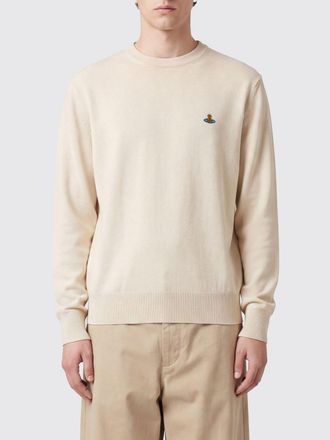 Vivienne Westwood Maglia a maniche corte in cotone e cashmere con logo Orb