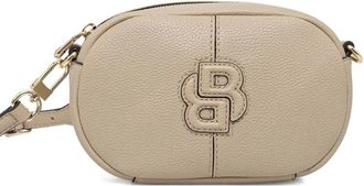 BOSS logo mini bag - women - Polyester/Recycled Polyurethane/Polyester/Polyurethane - One Size - Neutrals