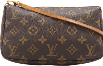 Louis Vuitton Brown Monogram Monogram Pouch (Pre-Owned)
