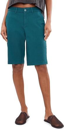 NYDJ Bermuda Shorts Womens Casual Pants Blue Lake : 14 11, Cotton/Elastane/Lyocell