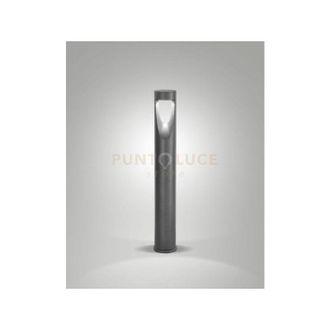 Fabas Luce Teo paletto per esterno nero lucido altezza CM.80 a led 13W 3000K 1170LM IP65